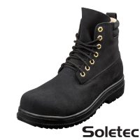 黑色反毛皮耐電壓安全鞋-S173520