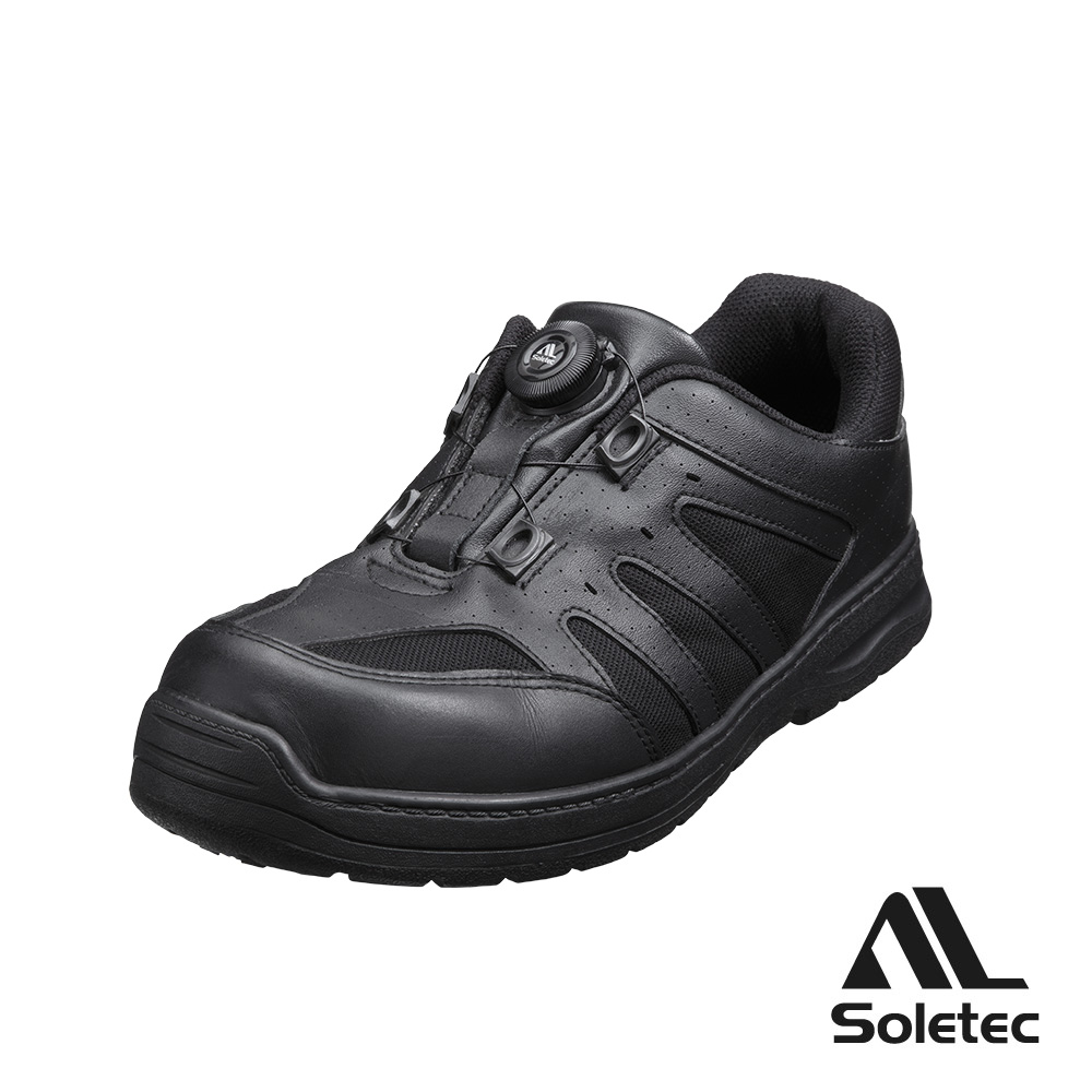 黑色低筒防滑輕量旋鈕安全鞋-CKF1351
